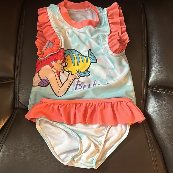 2T girls little mermaid bathing suit - Picture 2 of 4
